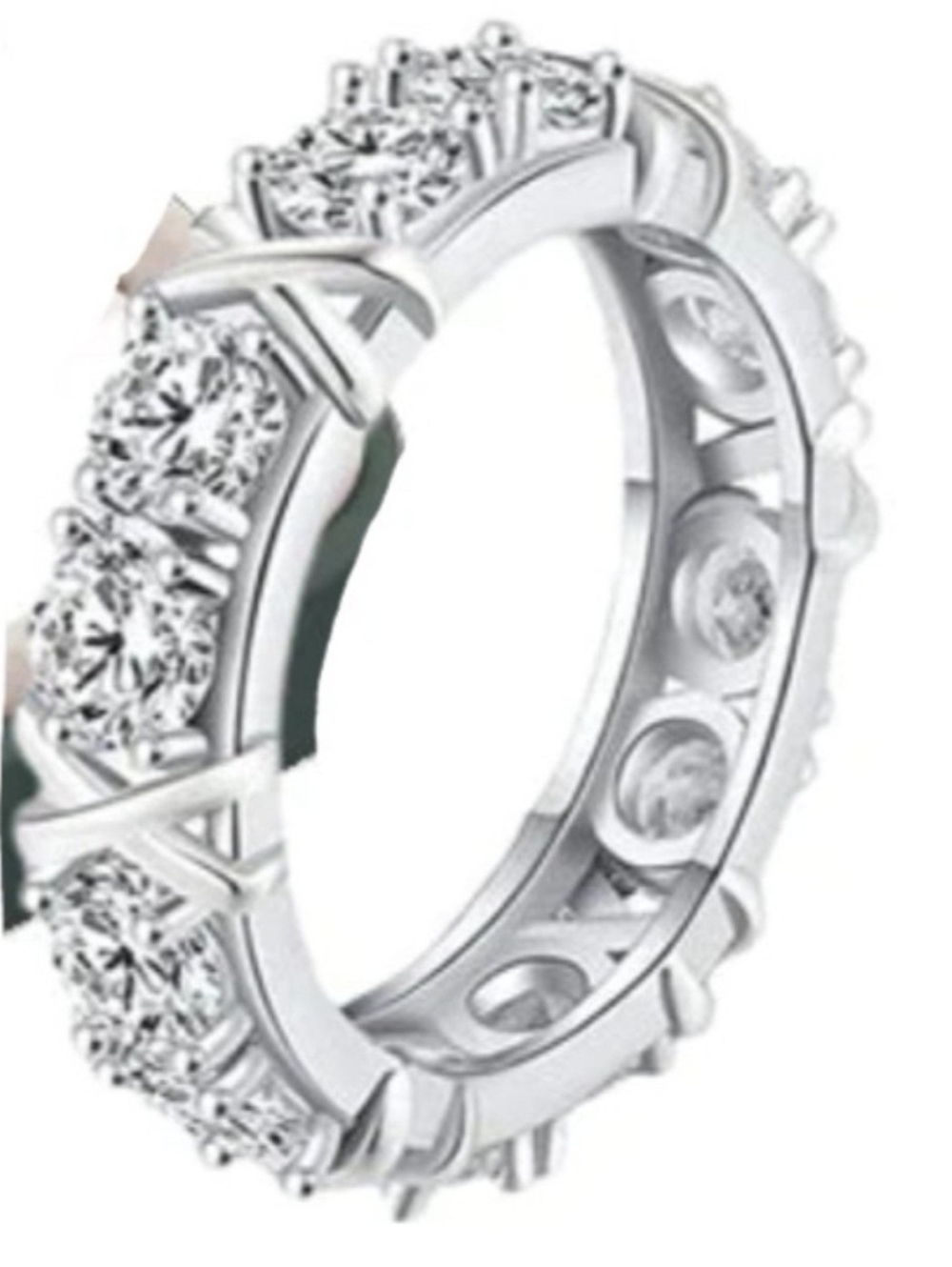 Moissanite. Magnetology Diamond Ring